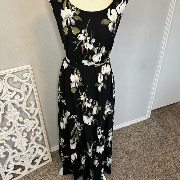 Ava & Viv Dresses | Floral Dress | Color: Black/White | Size: 1X - Picture 4 of 9